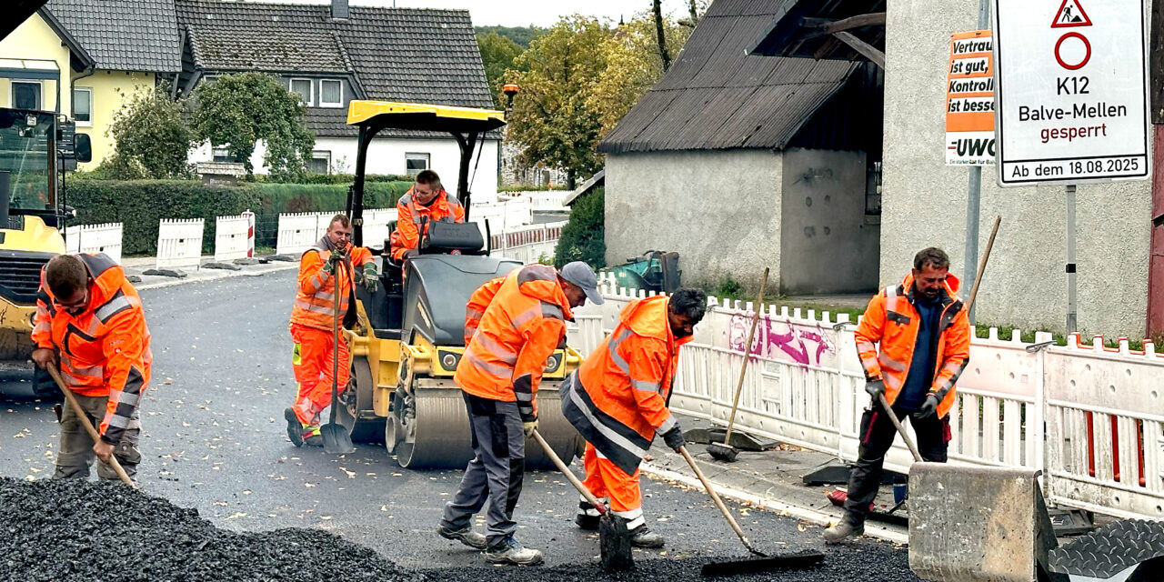 Straßensperrung in Mellen verlagert sich am Montag