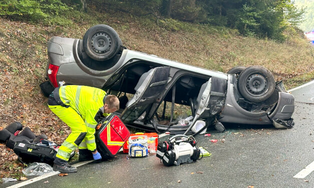 Vier Verletzte bei Unfall auf der K11