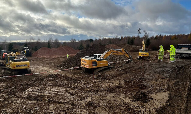 Trafostation wird im Balver Wald gebaut