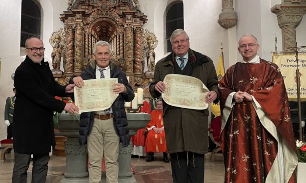 Päpstlicher Orden für Paul Stüeken und Bruno Köck
