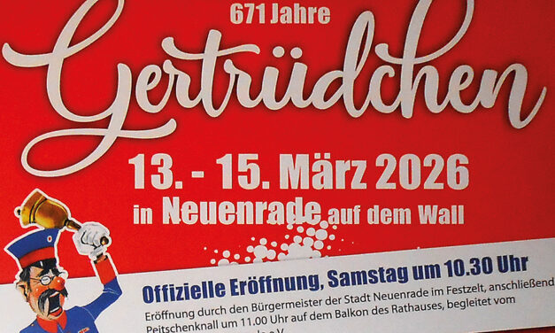Heute Abend Gertrüdchen-Start mit Musik
