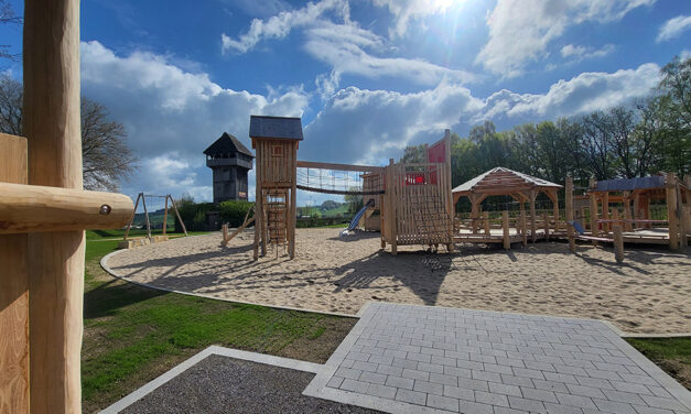 Am Sonntag wird der Spielplatz eröffnet