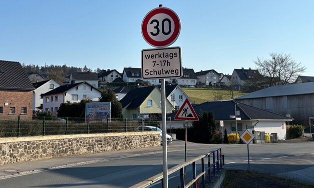 Tempo 30 in Beckum zu den Schulzeiten