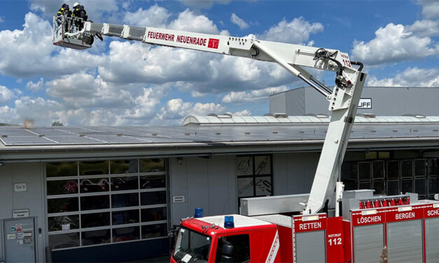 Photovoltaikanlage geriet in Brand