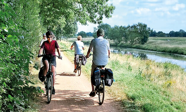 Die niederländische Region  mit dem Fahrrad erkunden